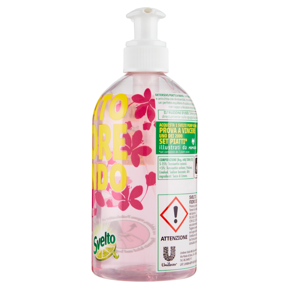 Svelto detersivo piatti fiori di ciliegio 450 ml