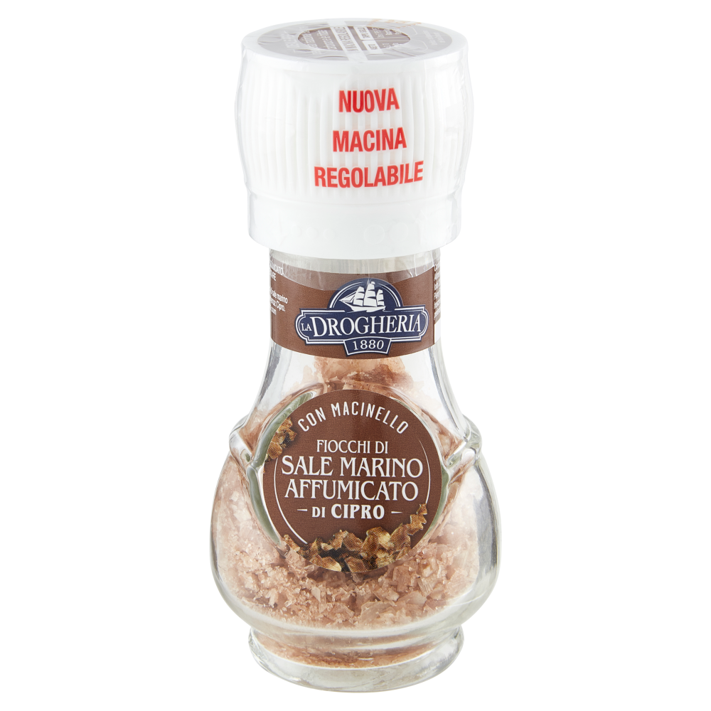 La Drogheria 1880 Fiocchi di Sale Marino Affumicato di Cipro 45 g