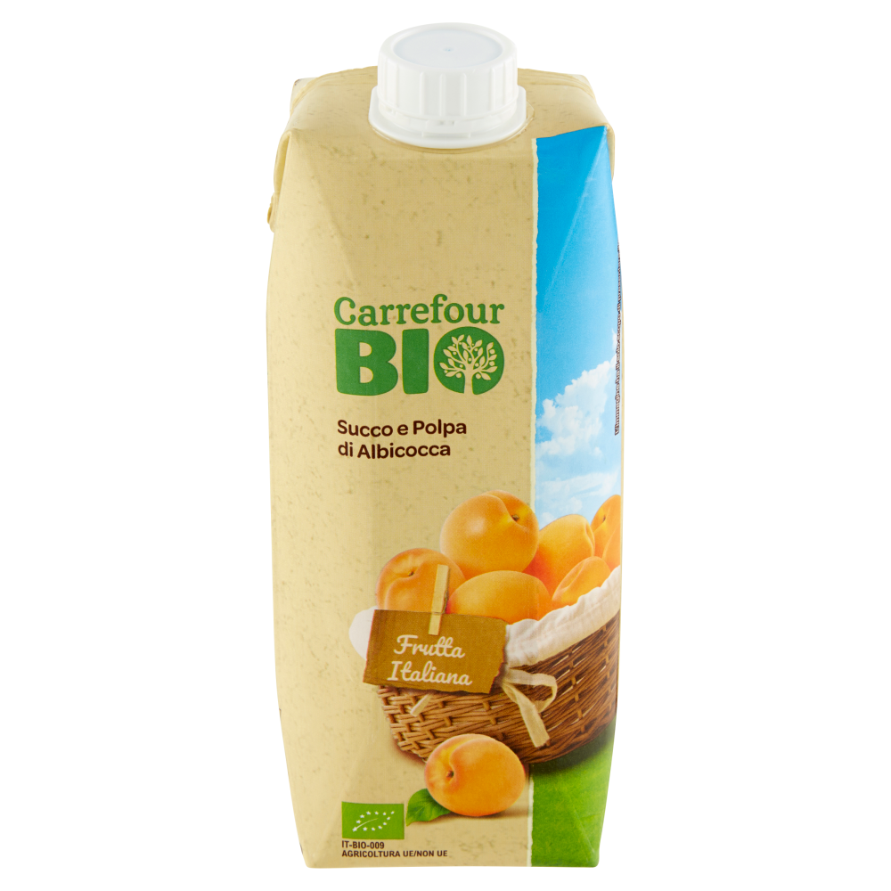 Carrefour Bio Succo e Polpa di Albicocca 750 ml