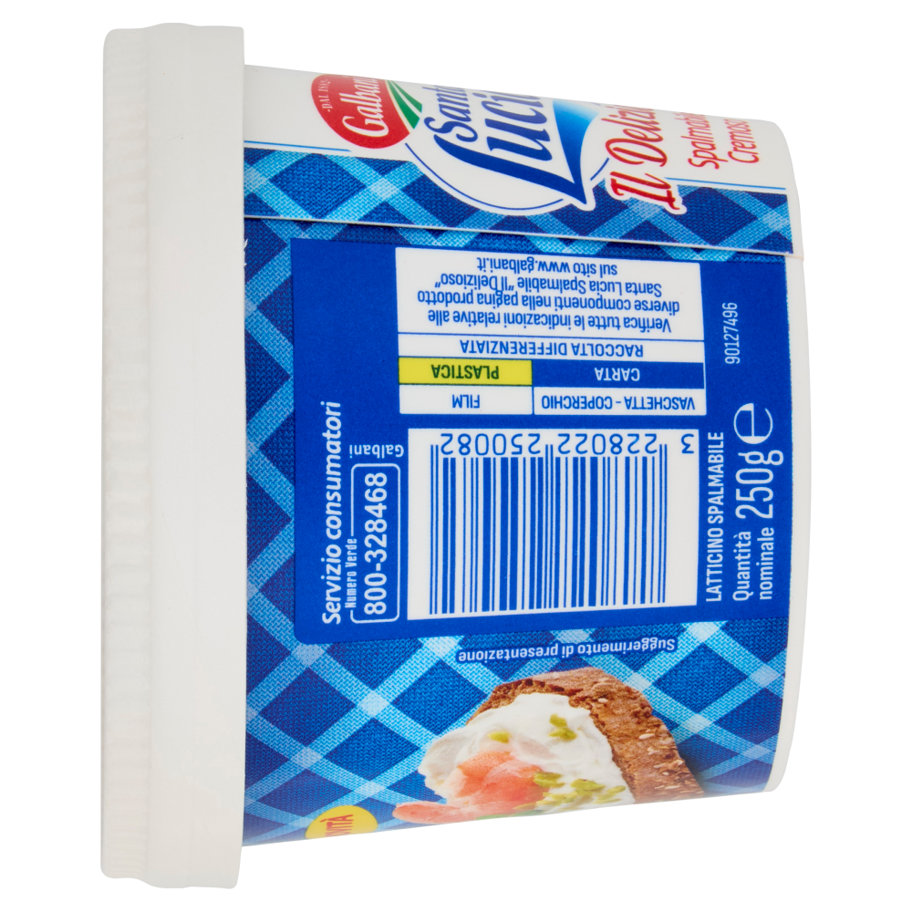Galbani Santa Lucia il Delizioso Spalmabile Cremoso 250 g