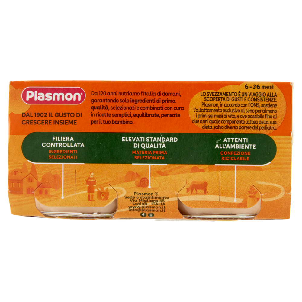 Plasmon Omogeneizzato Salmone con patate 2 x 80 g