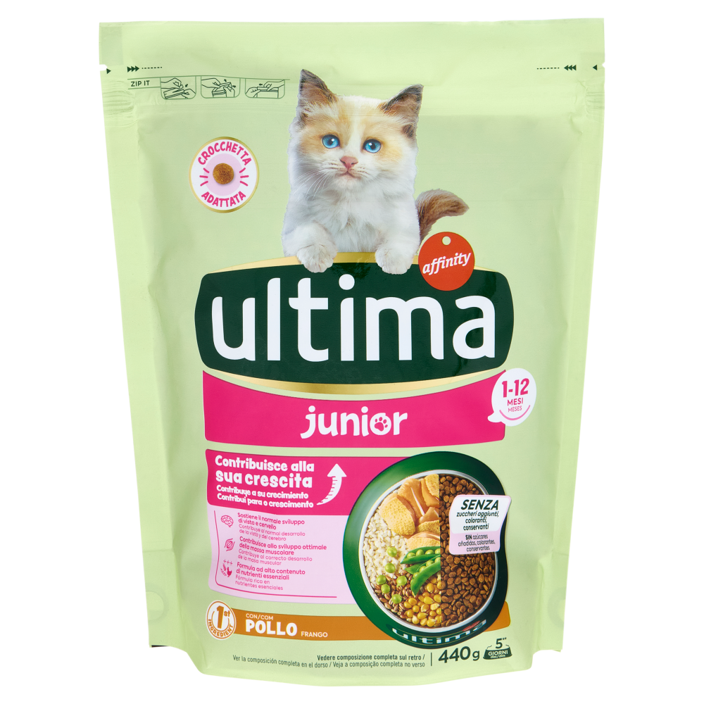 ultima Cat Junior 1-12 Mesi con Pollo 440 g