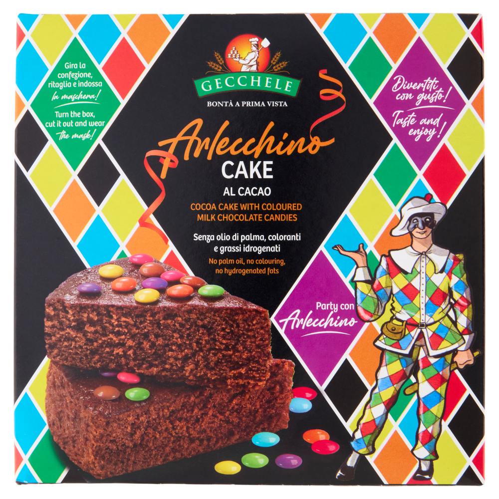 Gecchele Arlecchino Cake al Cacao 275 g
