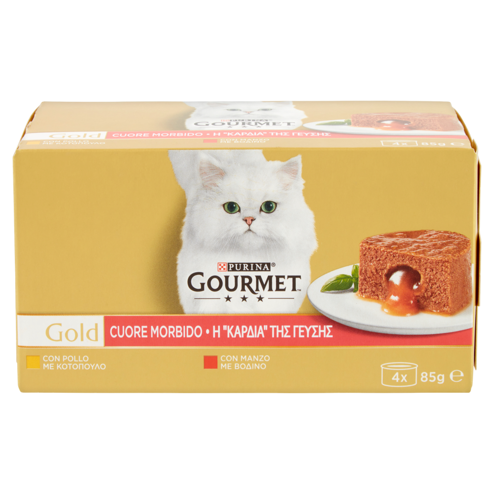PURINA GOURMET Gold Cuore Morbido Manzo / Pollo 4x85g
