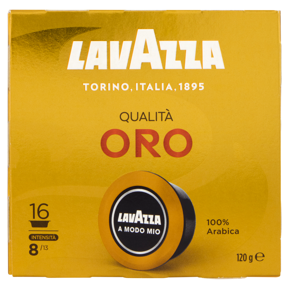 Lavazza A Modo Mio Qualit&agrave; Oro 16 Capsule 120 g