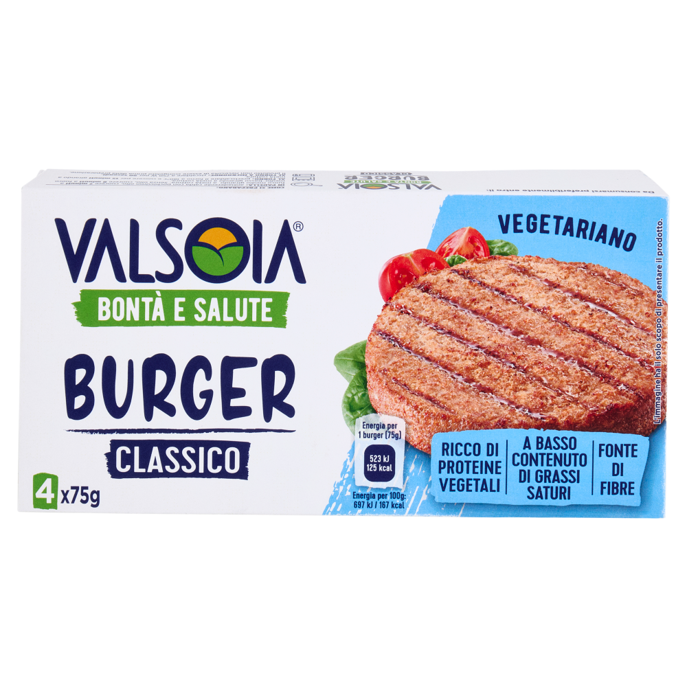 Valsoia Bontà e Salute Burger Classico 4 x 75 g