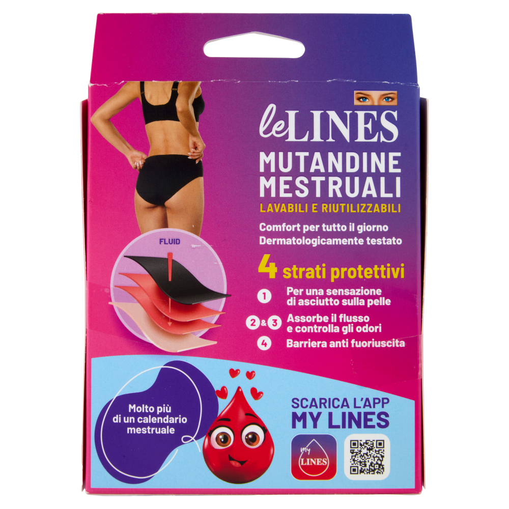 le Lines Mutandine Mestruali M 1 pz