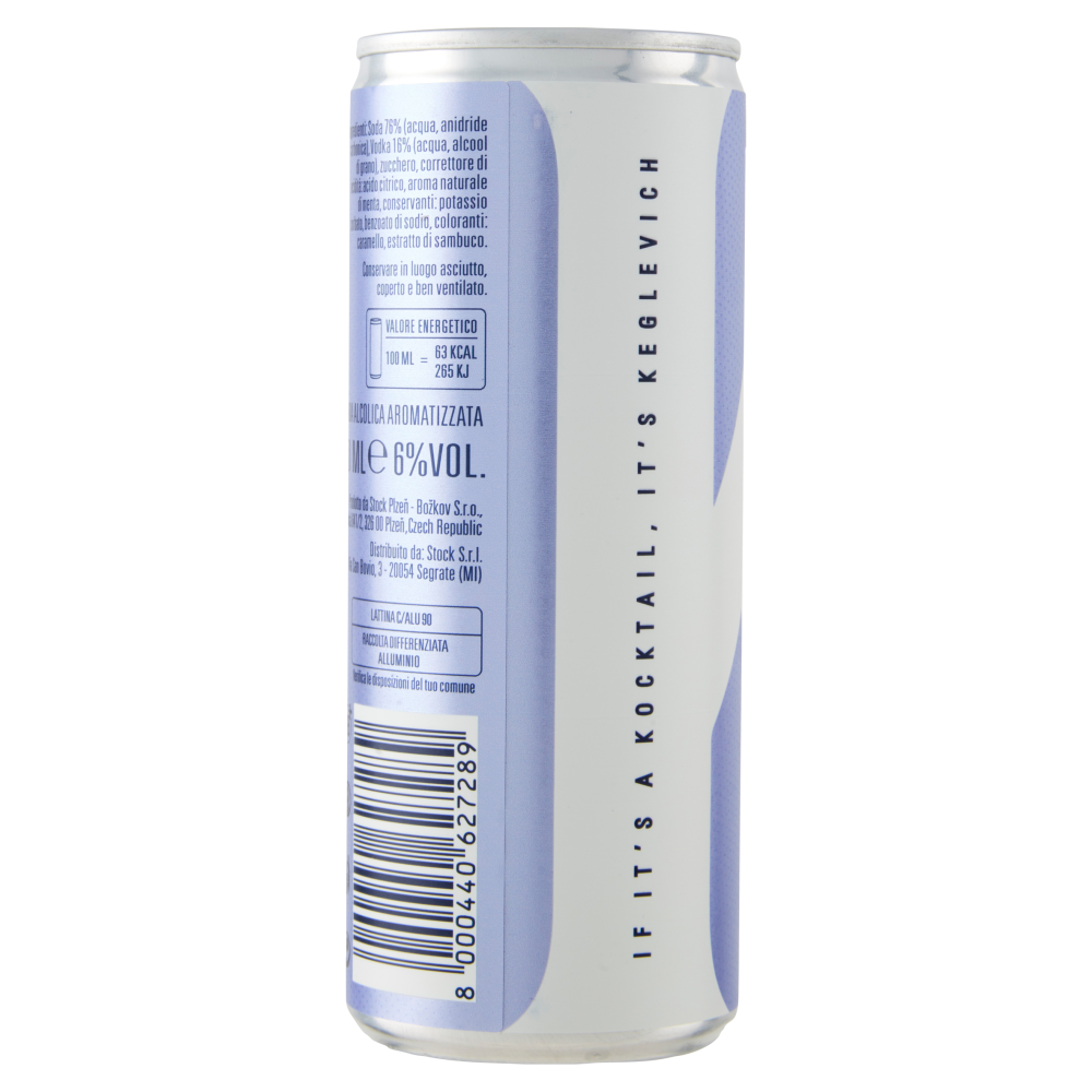 Keglevich Wodka Soda Menta & Sambuco 250 ML