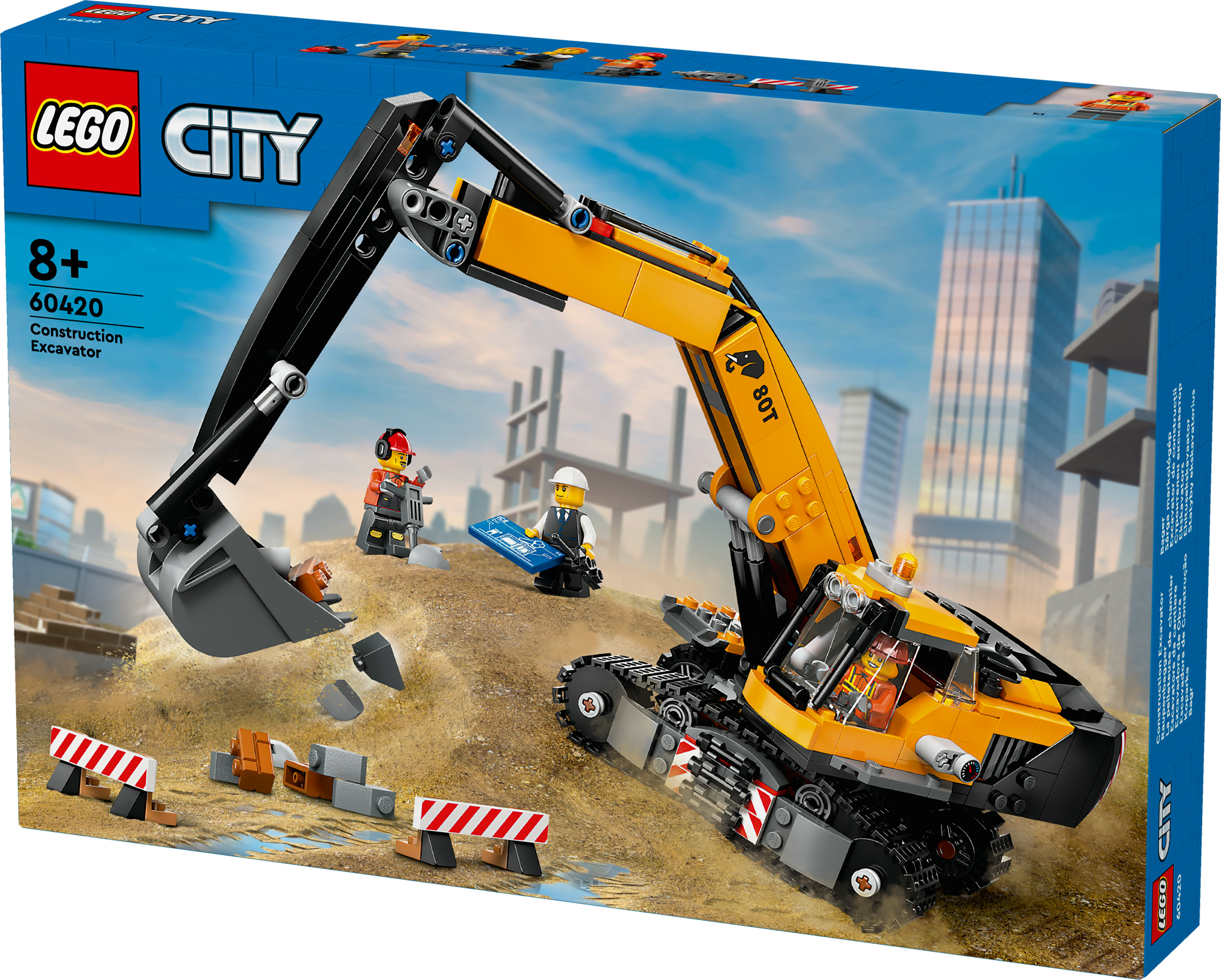 LEGO City Escavatore da cantiere giallo