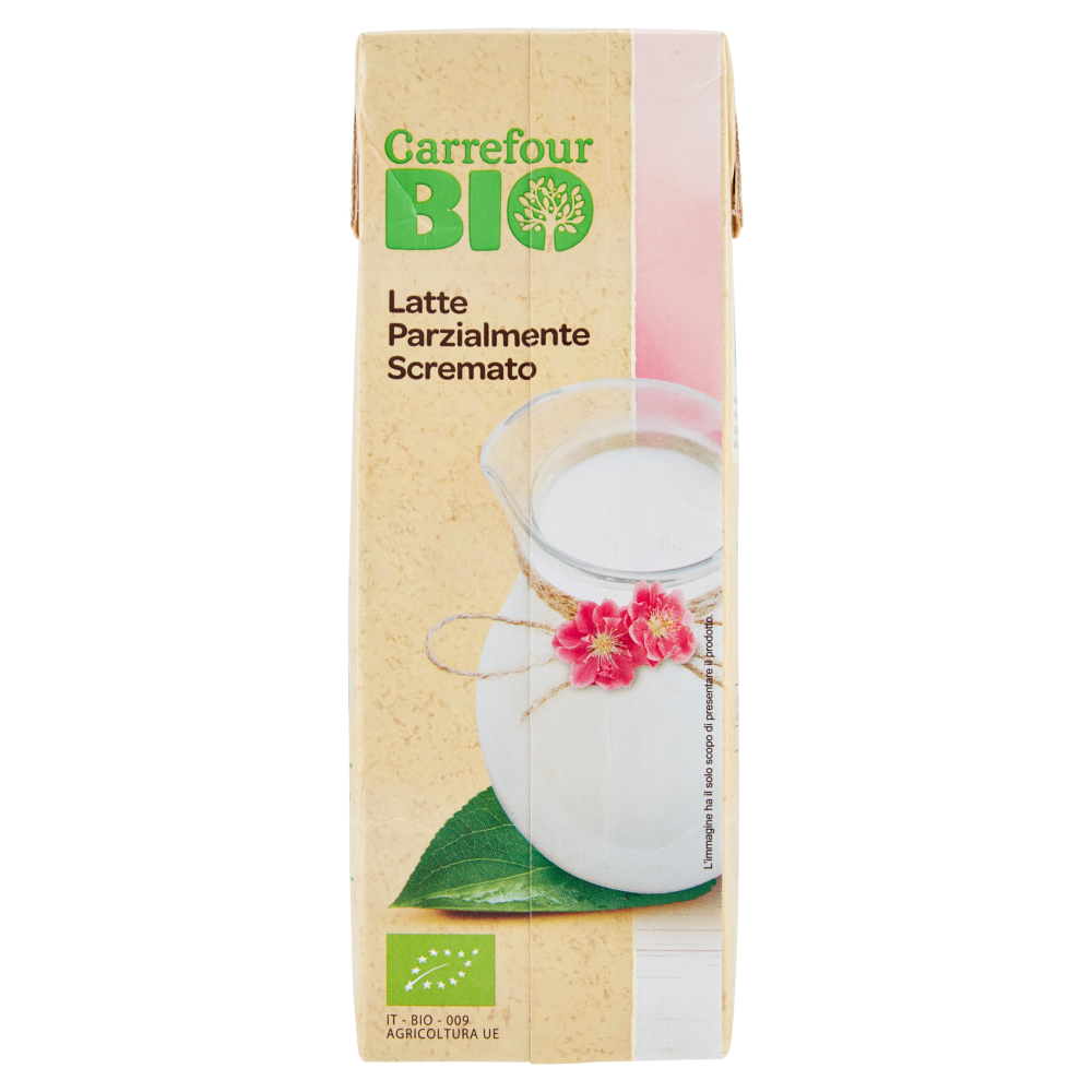 Carrefour Bio Latte Parzialmente Scremato 1 L