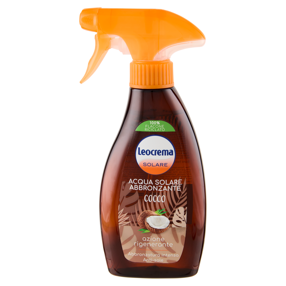 Leocrema Solare Acqua Solare Abbronzante Cocco 250 ml