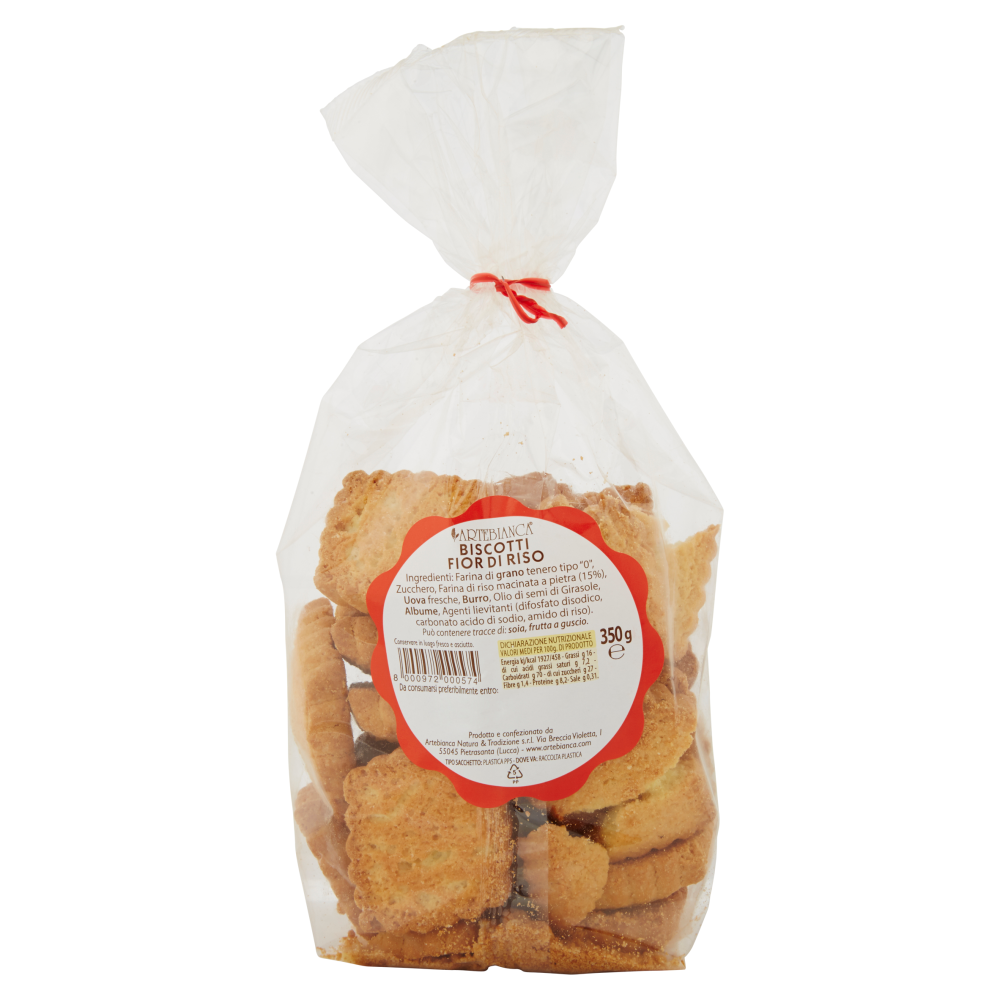 Artebianca Biscotti Fior di Riso 350 g
