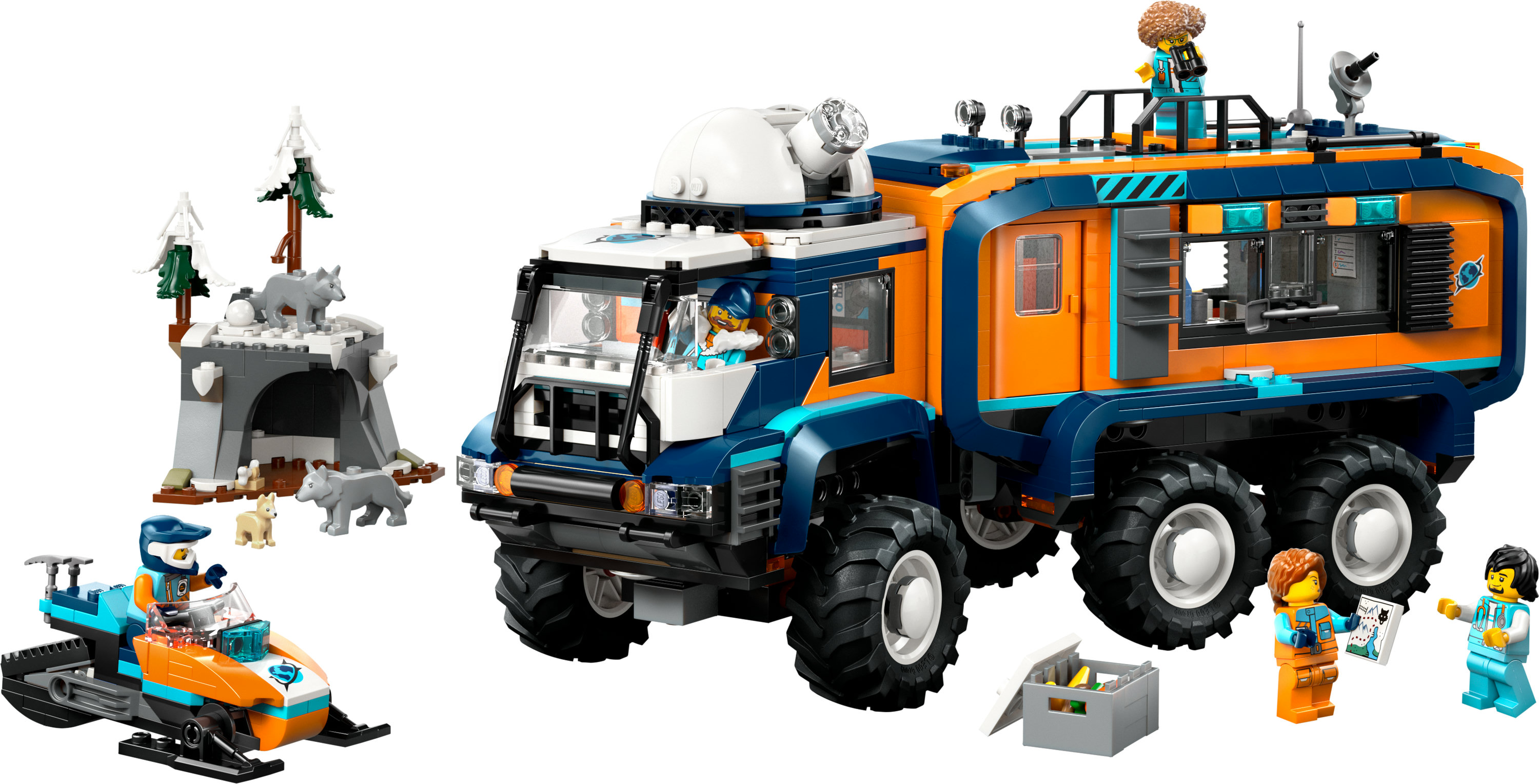 LEGO City Grande camion artico con laboratorio