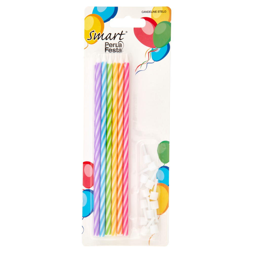 Smart PerLa Festa Candeline Stelo 12 pz