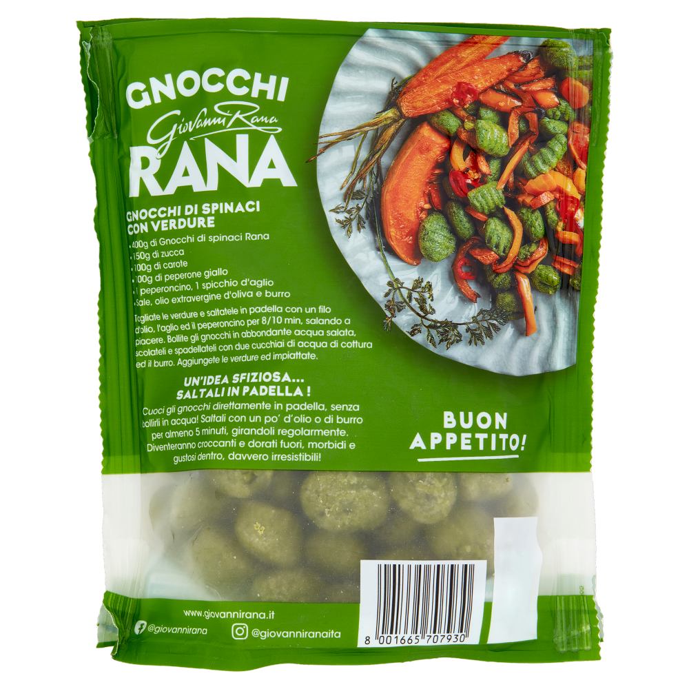 Giovanni Rana Gnocchi Spinaci 400 g