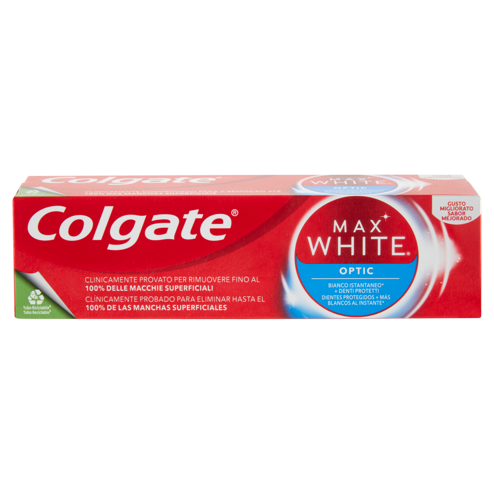 Colgate dentifricio sbiancante istantaneo Max White Optic 75 ml