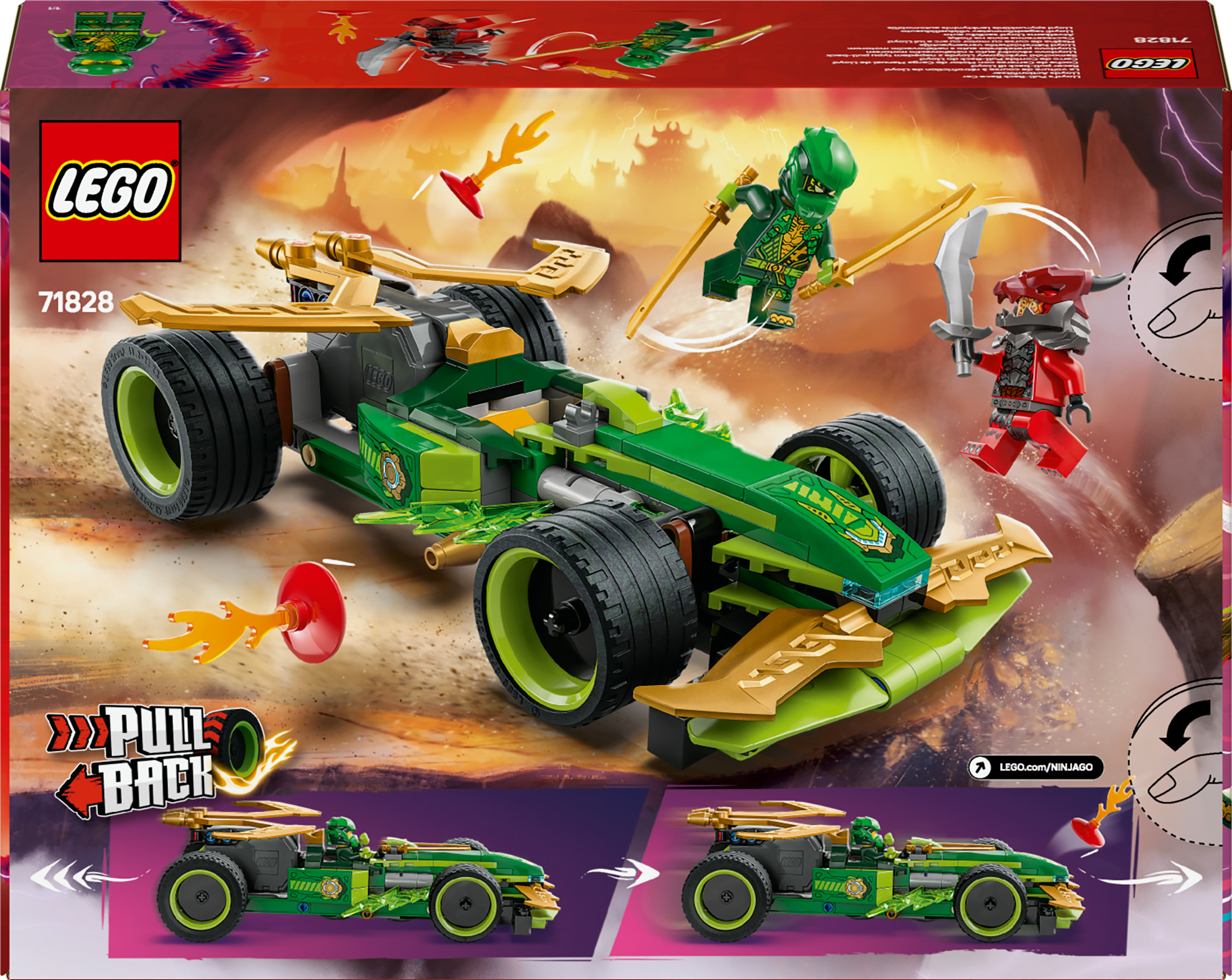LEGO NINJAGO Racer pull-back di Lloyd