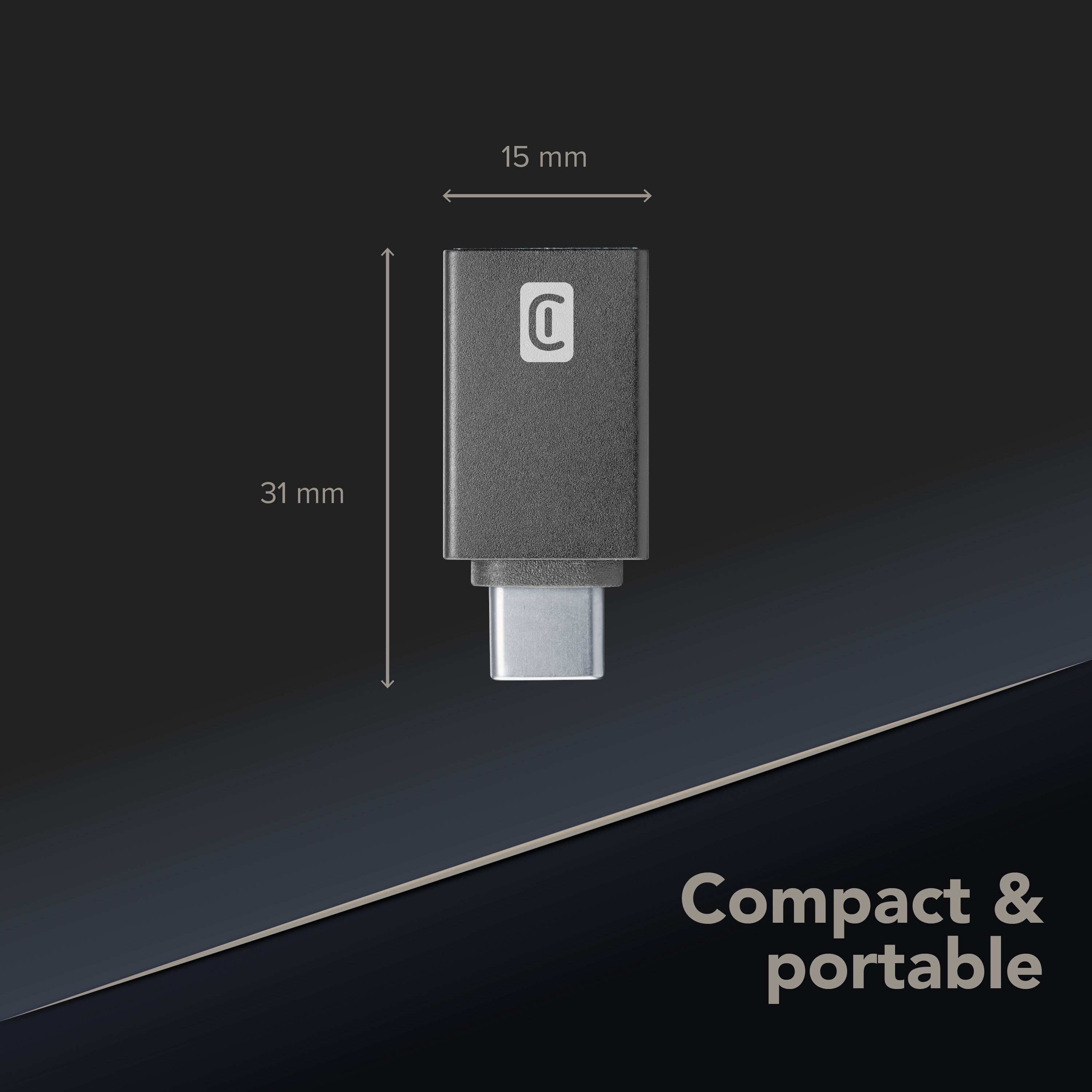 Cellularline Car USB-C Adapter Adattatore per auto