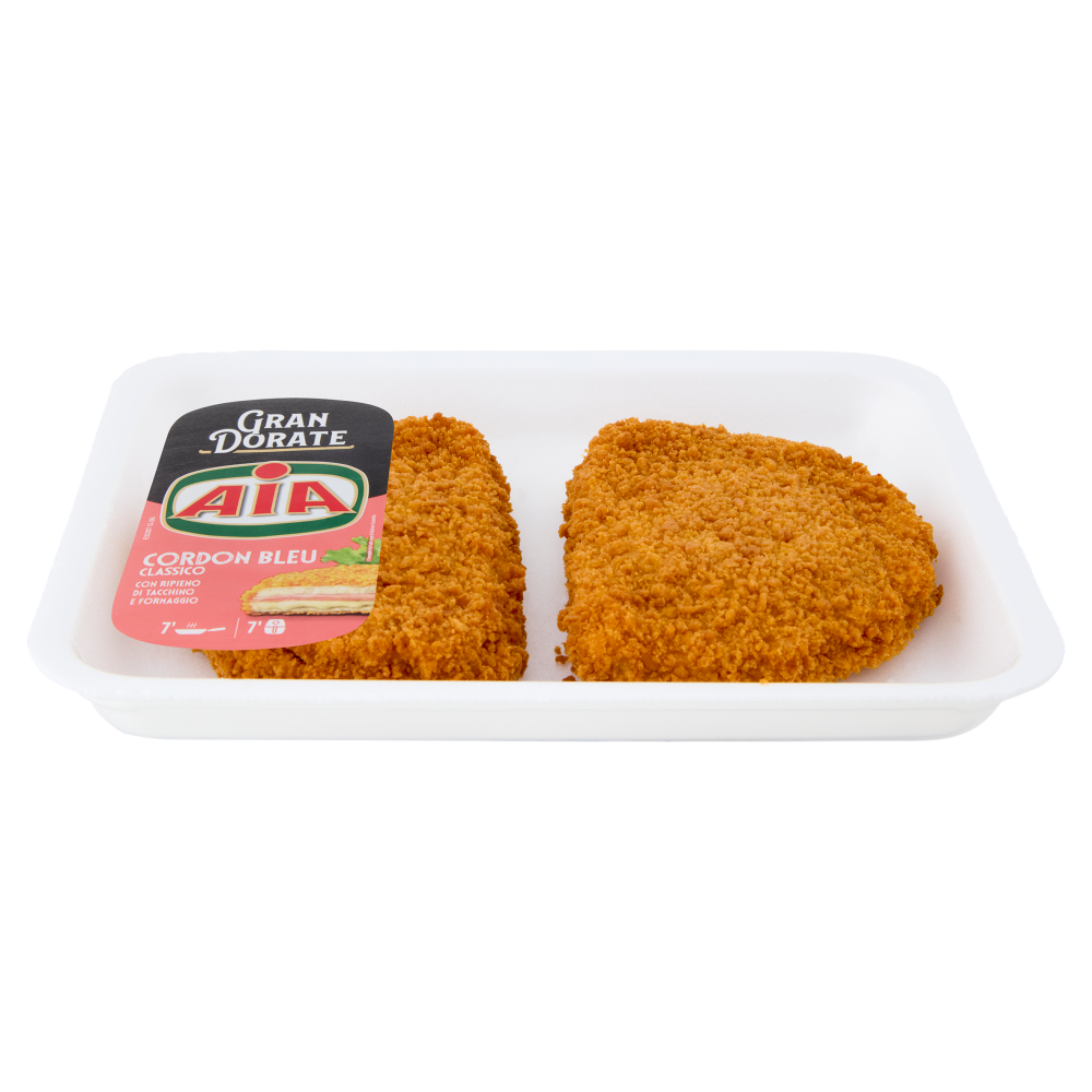 Aia Gran Dorate Cordon Bleu Classico con Ripieno di Tacchino e Formaggio 0,245 kg