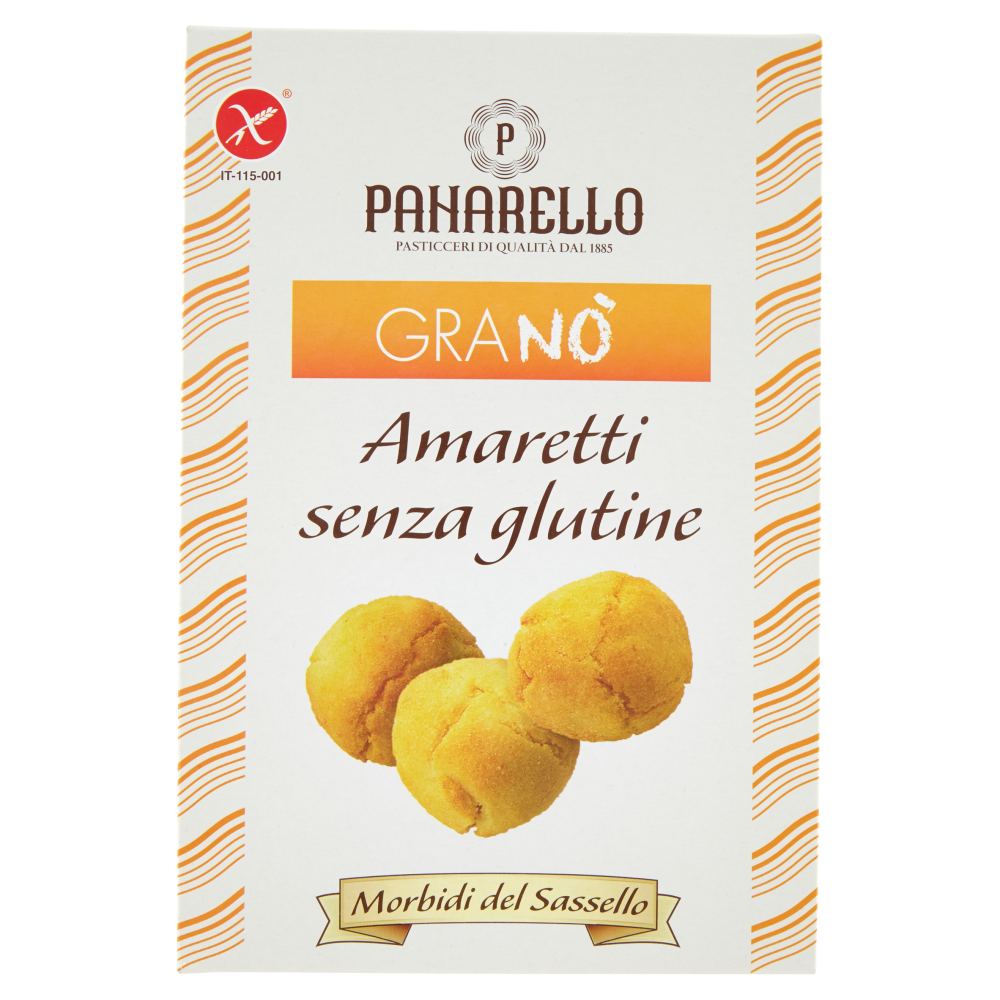 Panarello Gran&ograve; Amaretti senza glutine 200 g