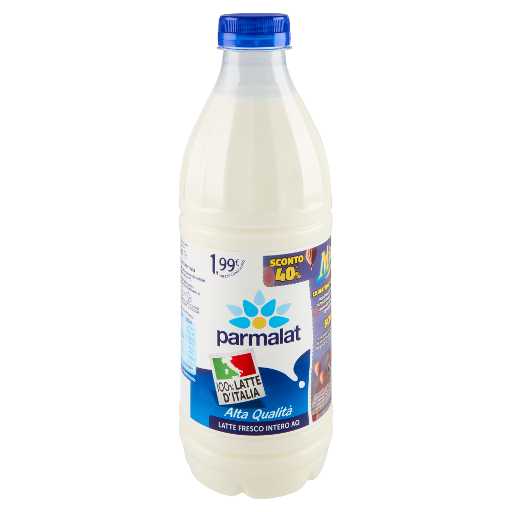 parmalat Alta Qualità Latte Fresco Intero AQ 100% Latte d'Italia 1000 ml