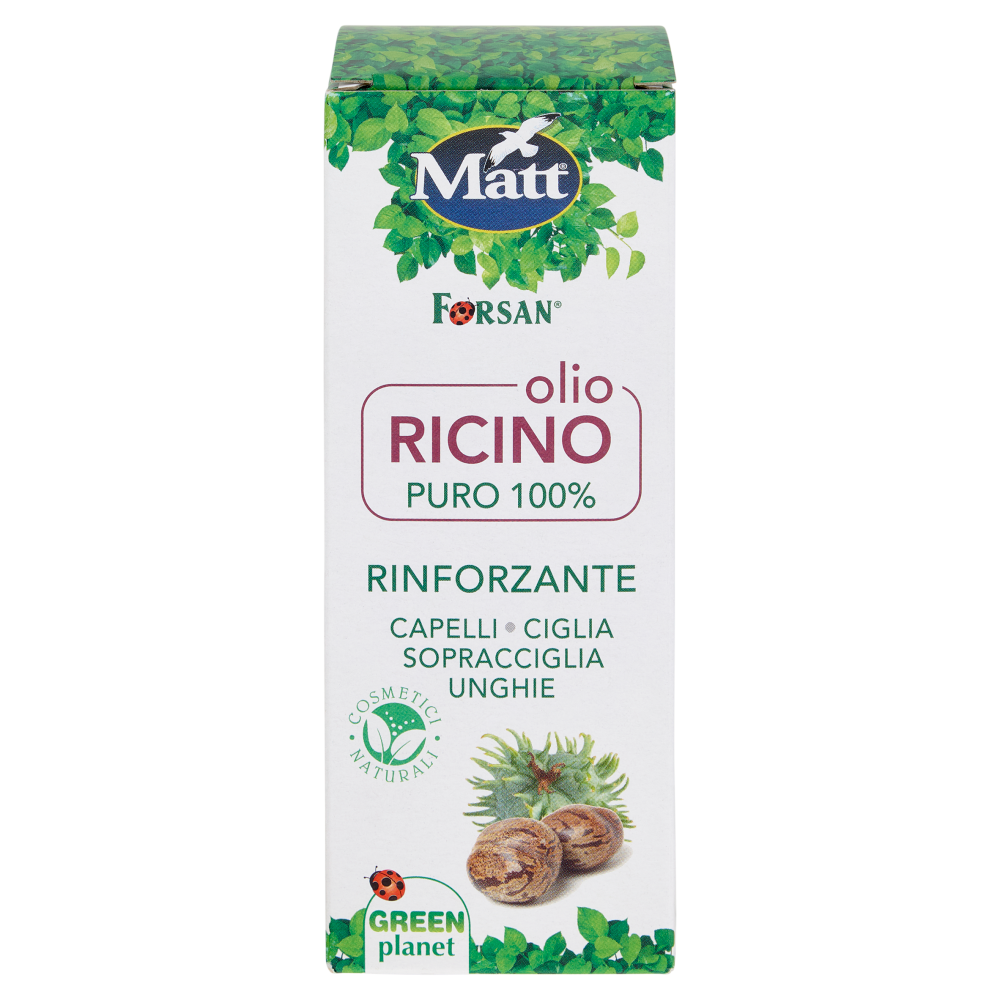 Matt olio Ricino Rinforzante Capelli - Ciglia - Sopracciglia - Unghie 100 ml