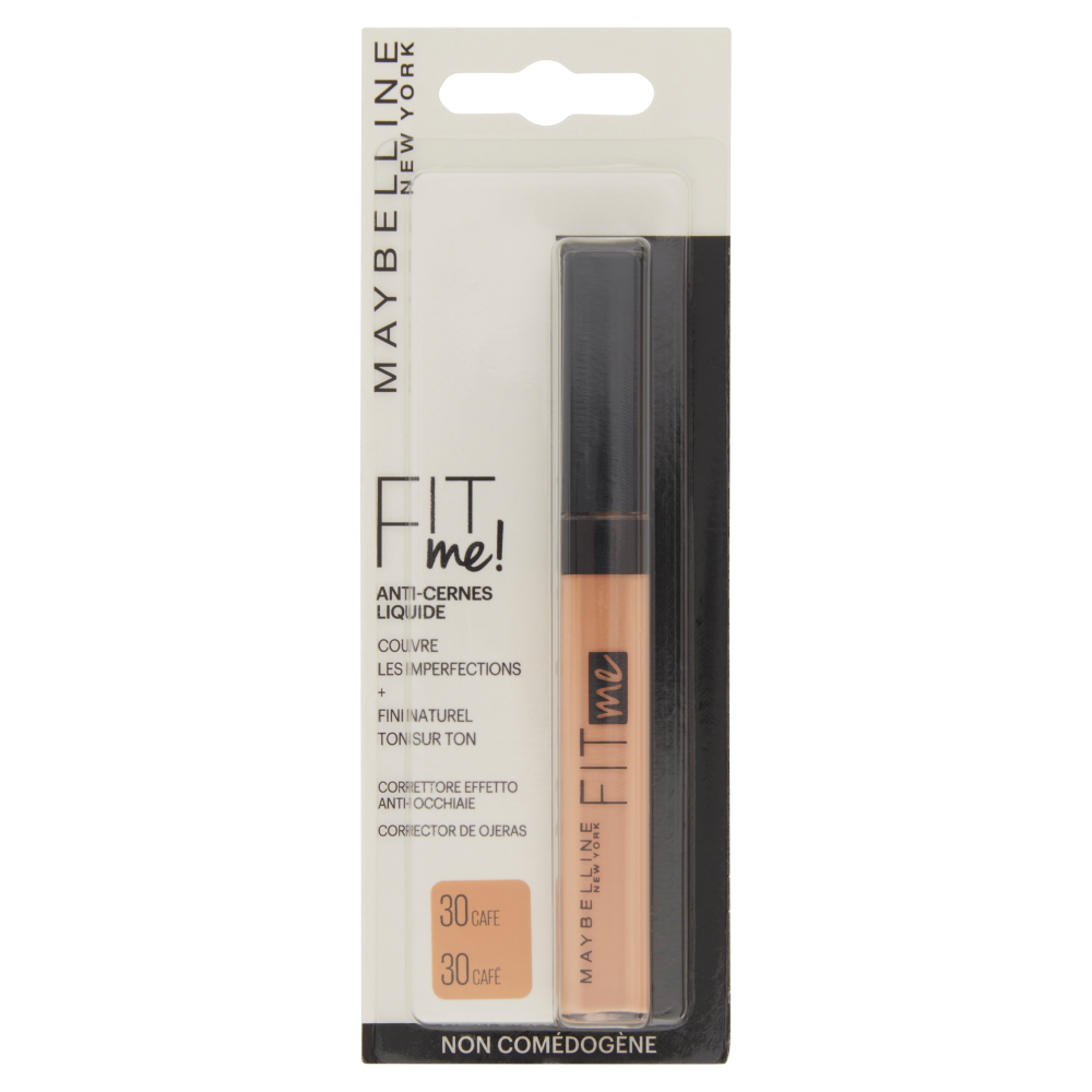 Maybelline New York Correttore Fit Me, Formula Liquida Leggera, Ottima Coprenza, 30