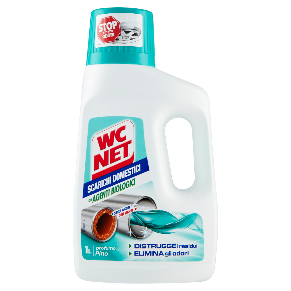 Wc Net Scarichi Domestici con Agenti Biologici profumo Pino 1 L