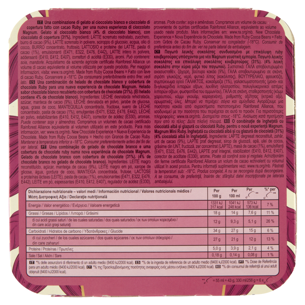 Magnum Mini Collection Ruby 6 x 43 g