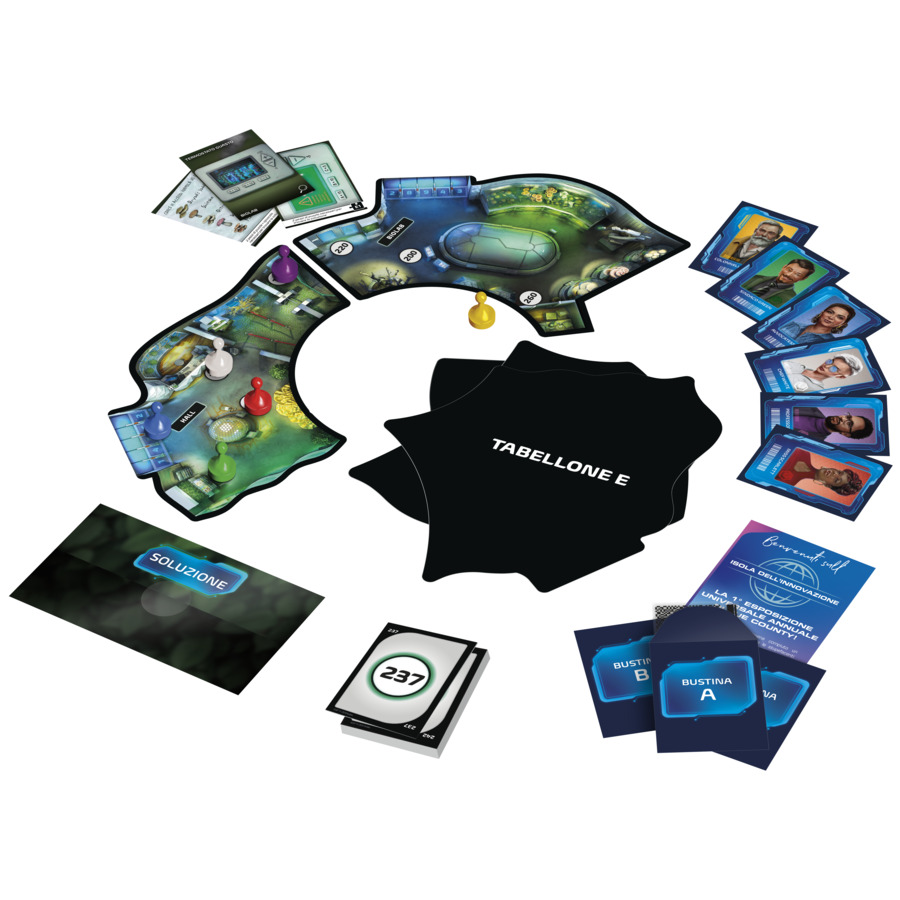 Cluedo Escape - Delitto all'Esposizione Universale, gioco da tavolo, giochi in versione escape room da risolvere 1 volta sola, giochi di mistero, dai 10 anni in su