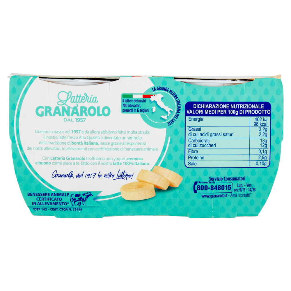Granarolo Yogurt Cremoso alla banana 2 x 125 g