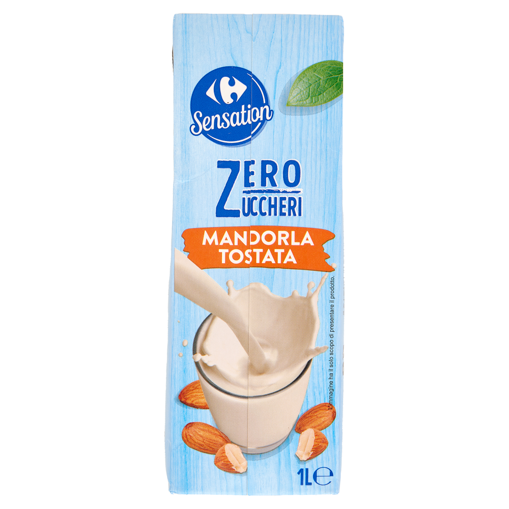 Carrefour Sensation Zero Zuccheri Mandorla Tostata 1 L