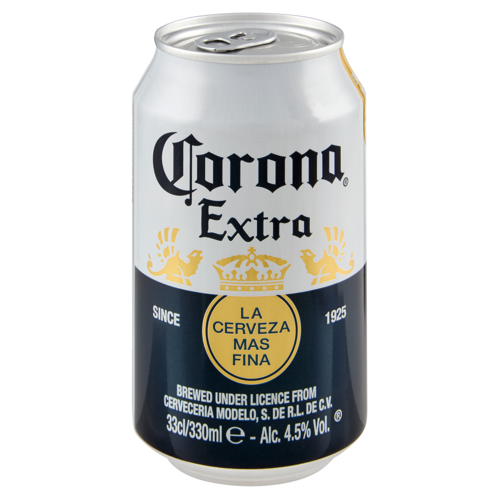CORONA Extra Birra lager internazionale lattina 33cl