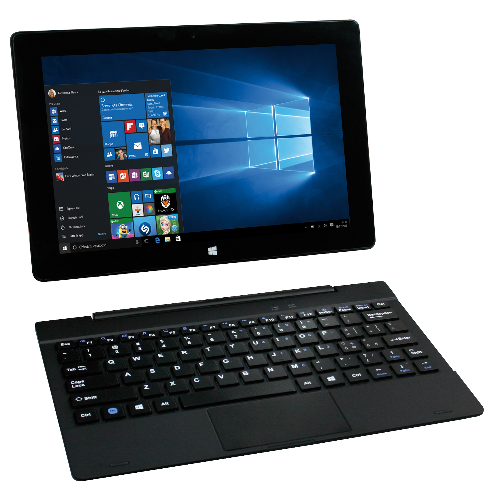 Mediacom WinPad X120 Intel Atom&reg; 32 GB 25,6 cm (10.1") 2 GB Wi-Fi 4 (802.11n) Windows 10 Home Nero