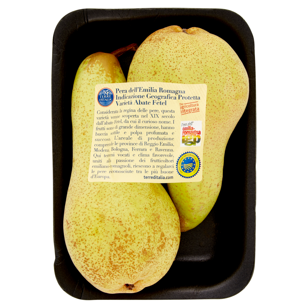 Terre d'Italia Pere dell'Emilia Romagna Indicazione Geografica Protetta Varietà Abate Fetel