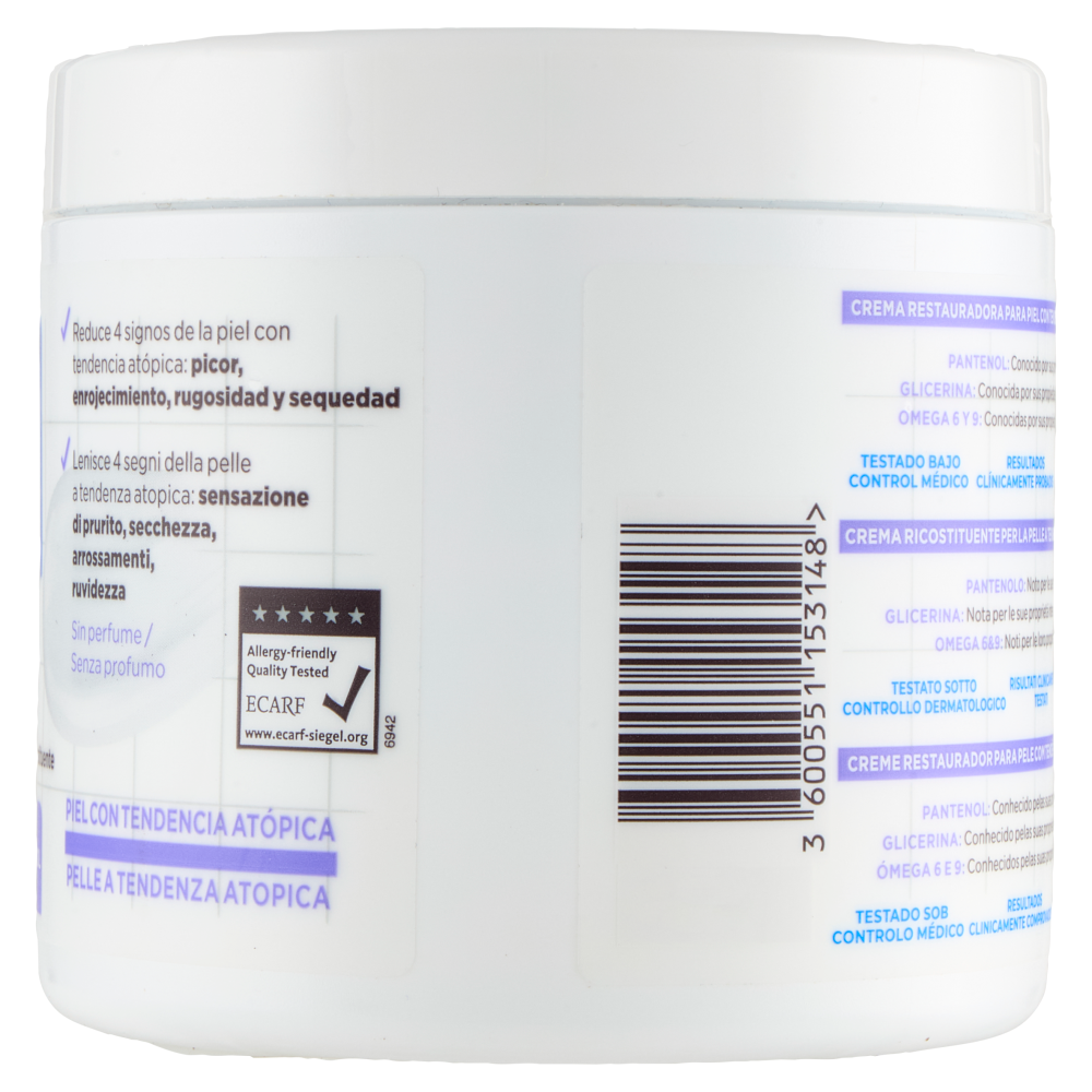 Mixa Panthenol Comfort Crema Ricostituente 400 ml