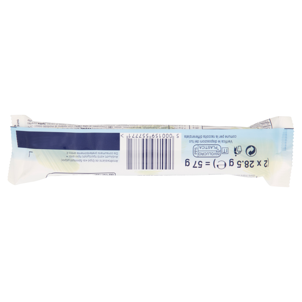 Bounty Barretta Snack di Cioccolato al Latte Ripiena al Cocco, 57g 