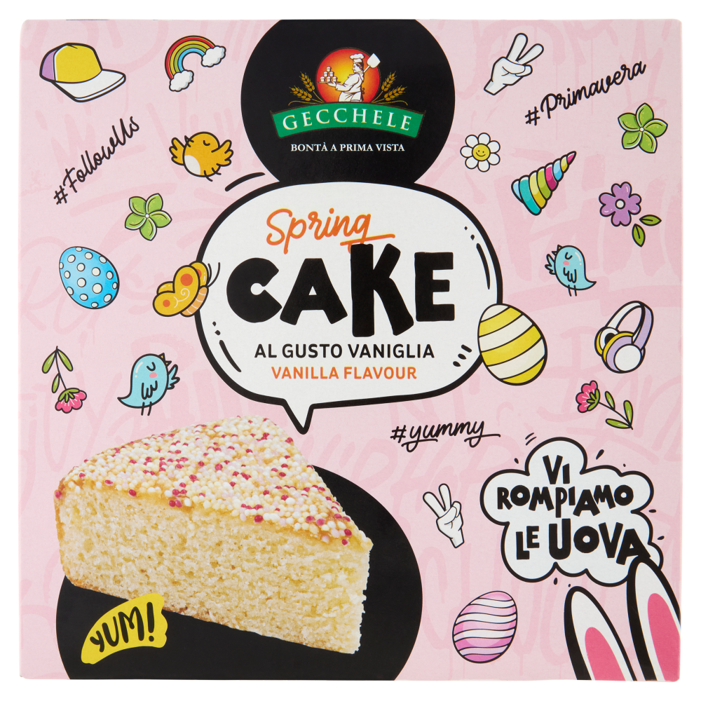 Gecchele Spring Cake al Gusto Vaniglia 300 g