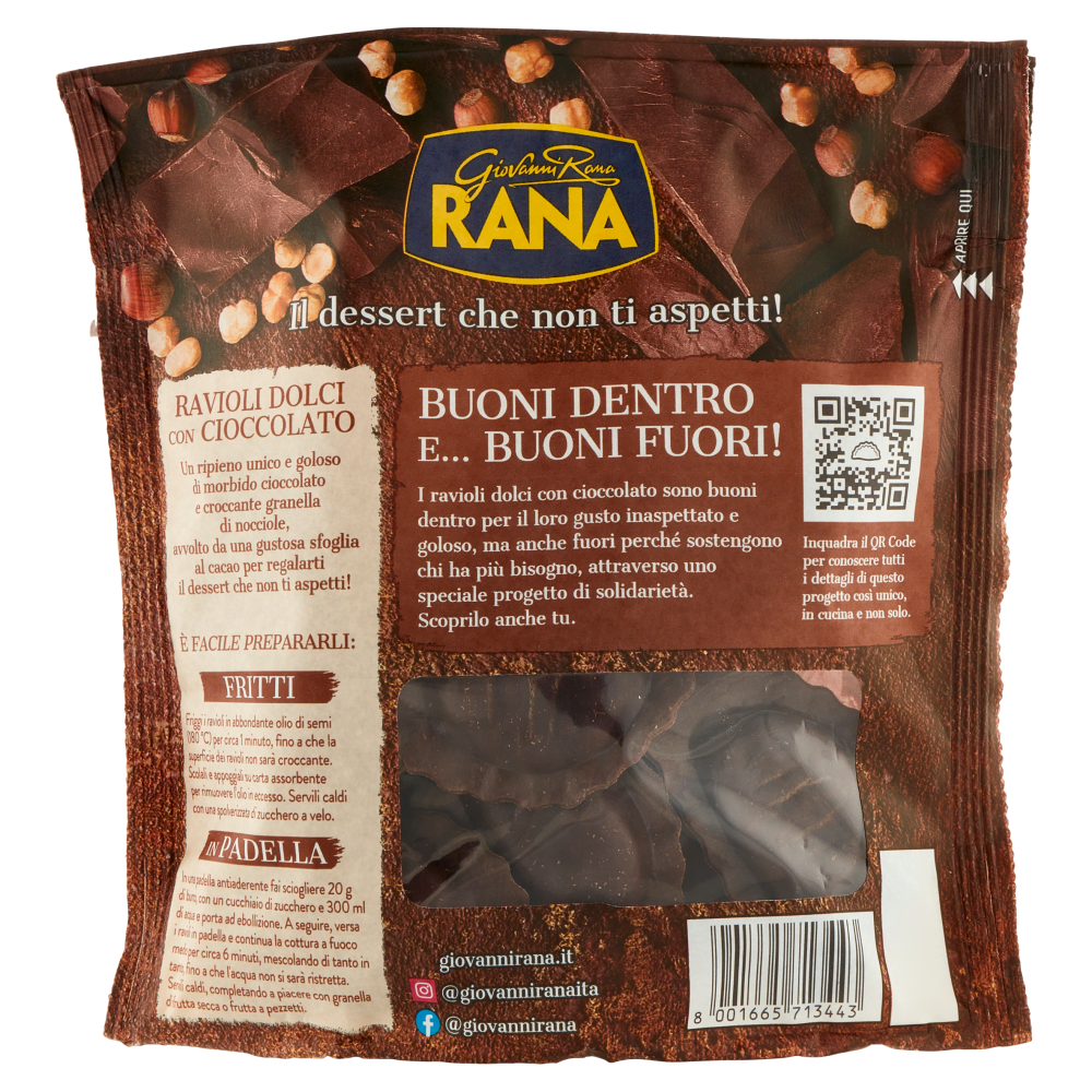 Giovanni Rana Ravioli Dolci con Cioccolato 250 g