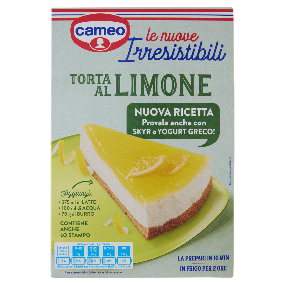 cameo le nuove Irresistibili Torta al Limone 257 g
