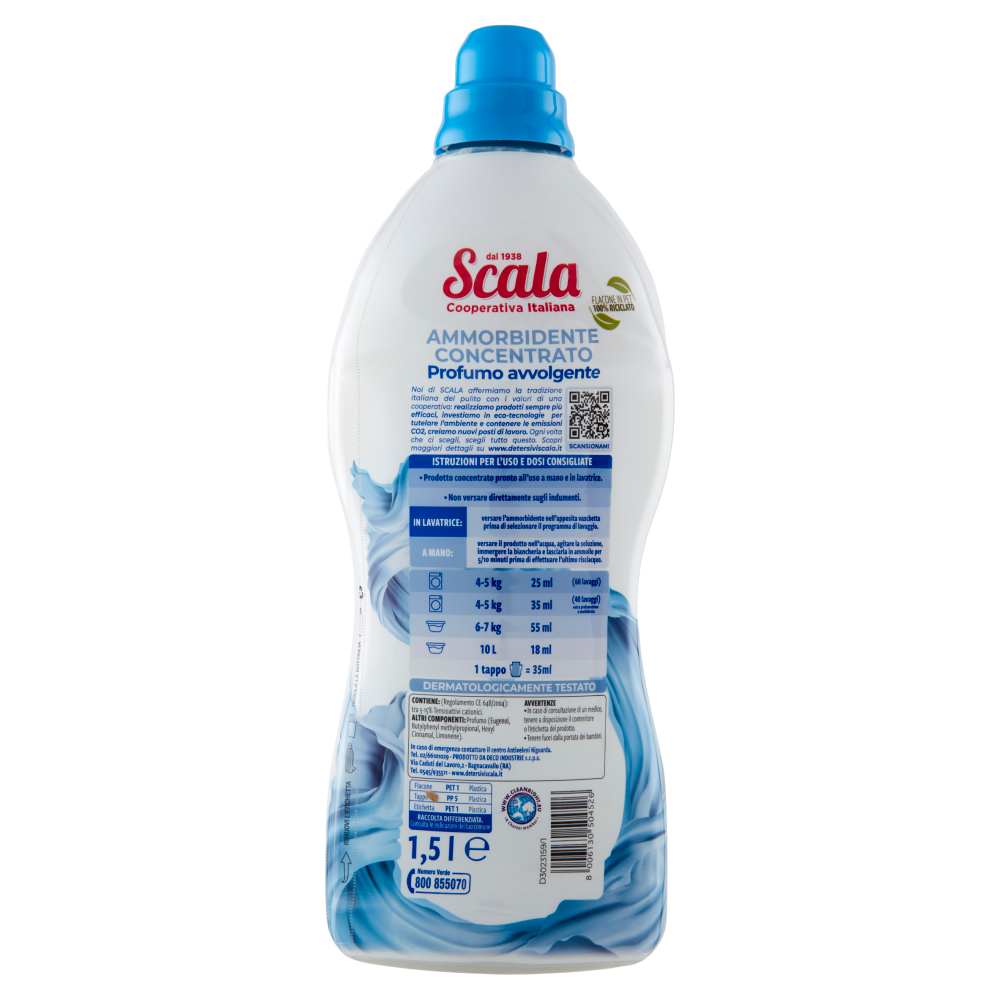 Scala Ammorbidente Concentrato Fiordaliso e Gardenia 1,5 l