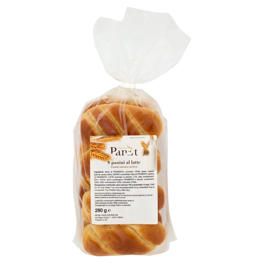 PanEt 8 panini al latte 280 g