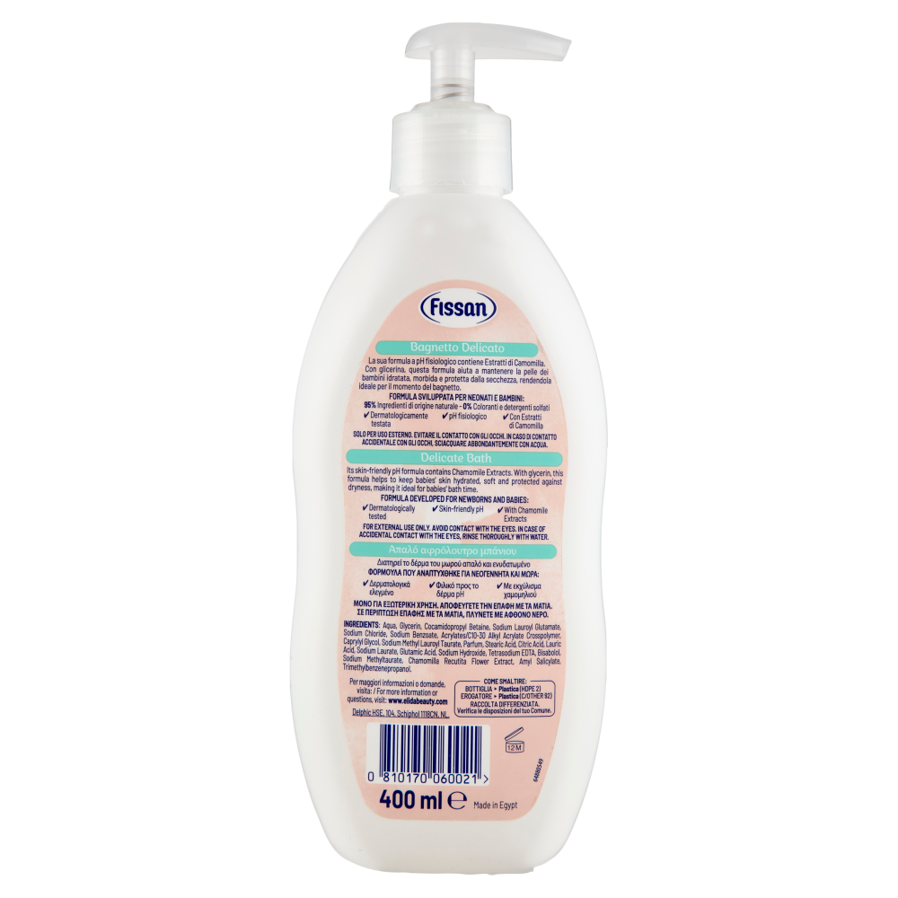 Fissan Bagnetto Delicato 400 ml
