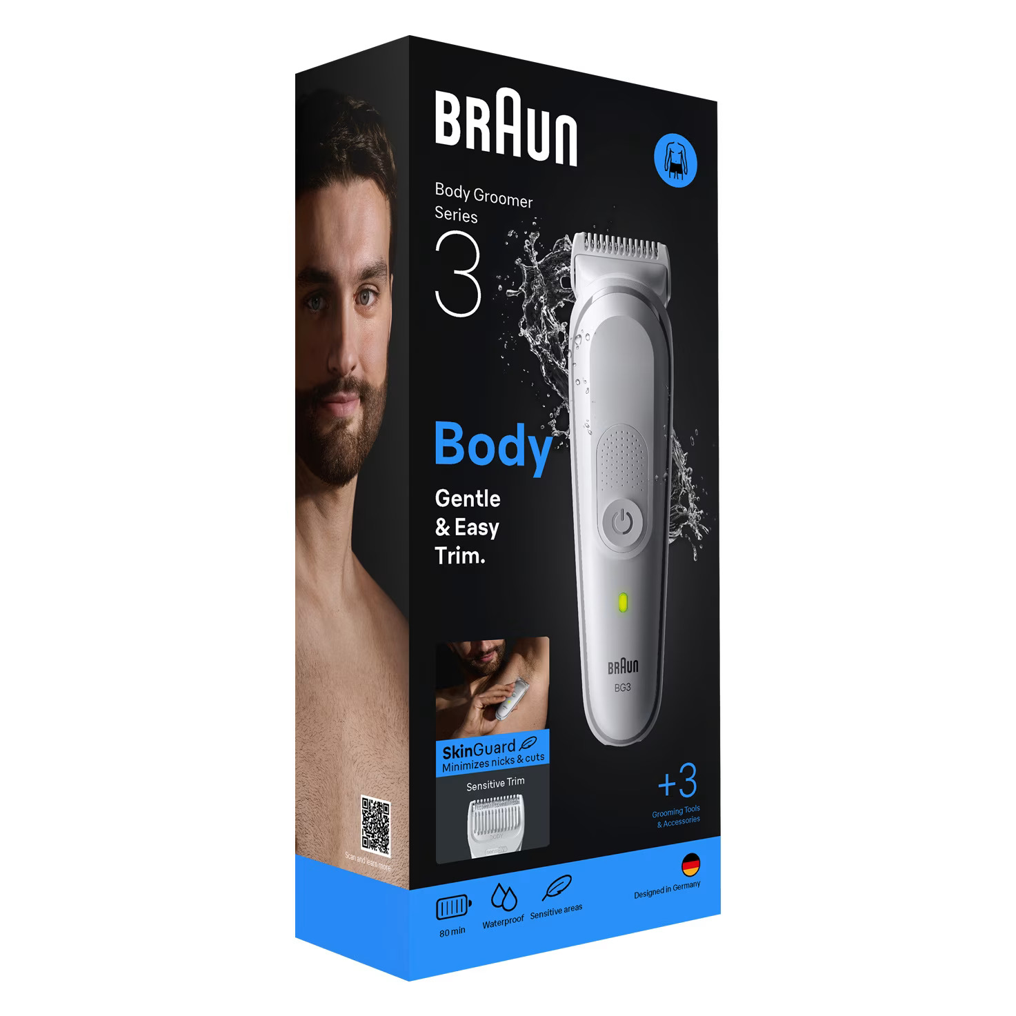 Braun Series 3 BG3530 rasoio elettrico / regolabarba / tagliabasette Grigio
