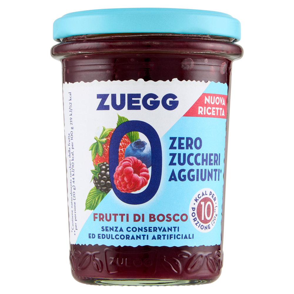 Zuegg Zero Zuccheri Aggiunti* Frutti di Bosco 220 g