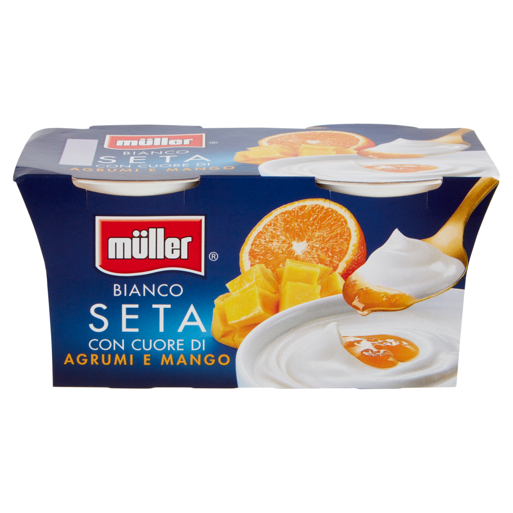 müller Bianco Seta con Cuore di Agrumi e Mango 2 x 125 g