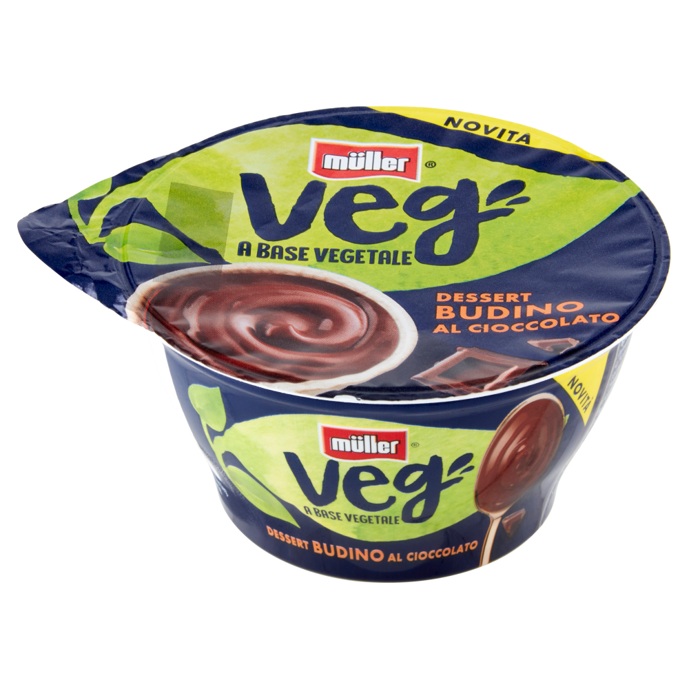 m&uuml;ller Veg Dessert Budino al Cioccolato a Base Vegetale 150 g