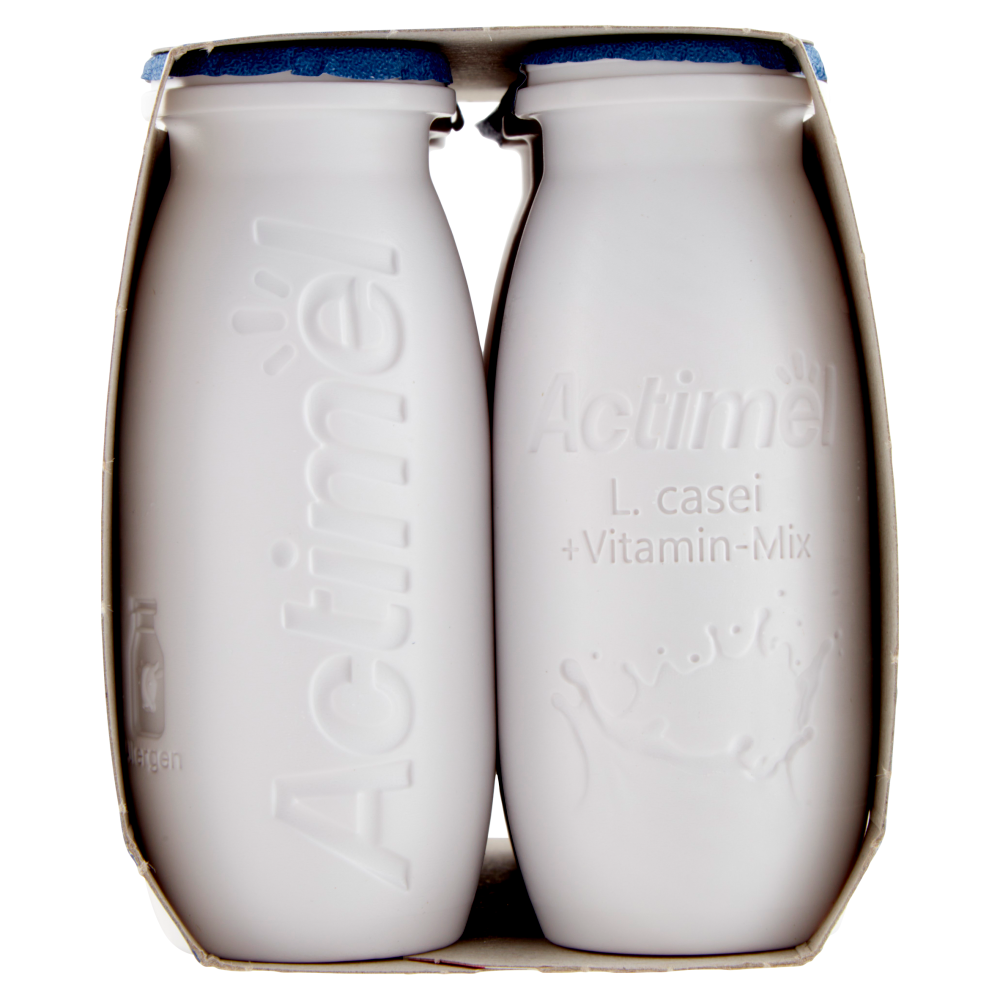 Actimel Energy+ yogurt da bere arricchito con zinco, calcio, vitamine, gusto more e mirtilli 6x100ml