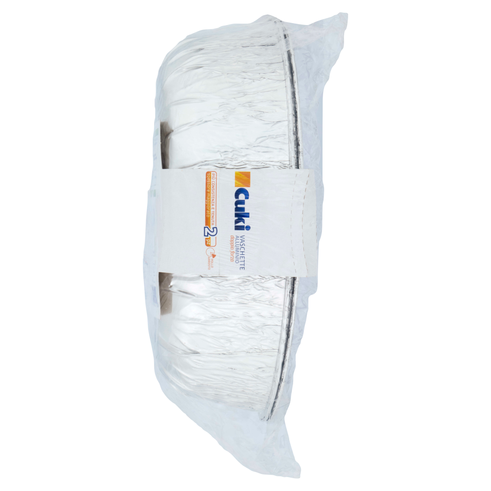 Cuki Cuoce Vaschette Alluminio doppia forza Pollo Arrosto 2 Pz