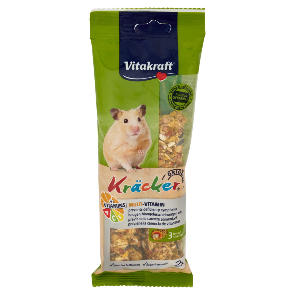 Vitakraft Kräcker Original Multi-Vitamin + Vitamins ACE criceti 2 pezzi 112 g